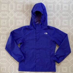 The North Face Girl’s Dryvent Rain Jacket, Purple, Size L (14/16)
